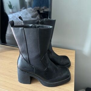 Torrid Wide-Calf Black Ankle Boots